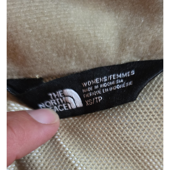 The North Face HyVent Tan Hooded Rain Jacket Full Zip XS Waterproof Jacket - Picture 11 of 16